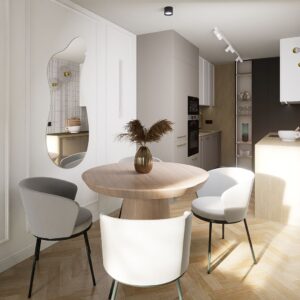 Projekt Salonu z Aneksem Kuchennym